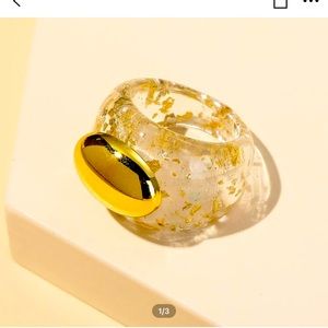 1pc simple resin rings